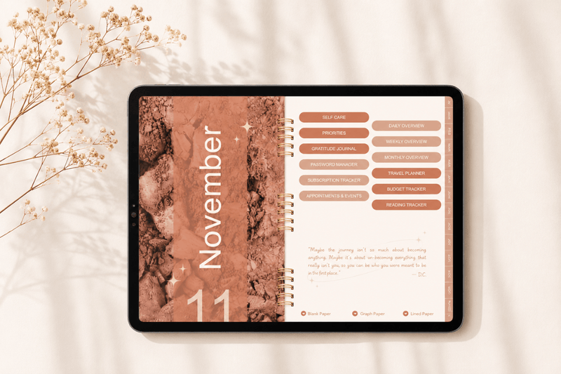 Diora Moon Undated Digital Planner